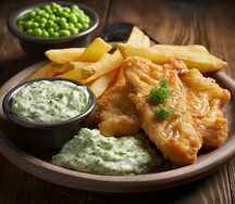 Beer battered fish fillet
