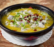 Филе карпа с маринованной капустой