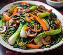 Pak Choi With Mushrooms