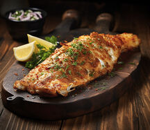 Chef's Garlic Fried Fish