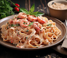 Spicy Creamy Prawn Pasta