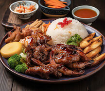 Far Eastern Chinese BBQ Platter