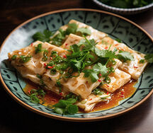 Bean Curd Skin With Coriander