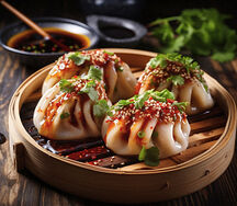 Chinese Steamed Buns With Pork