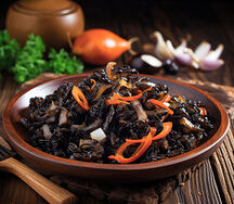 Black Fungus With Onion