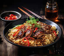 Steamed Sea Food Noodles