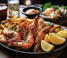 Grilled Prawns Feast
