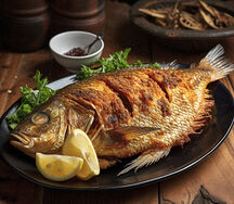 Whole Deep Fried Fish