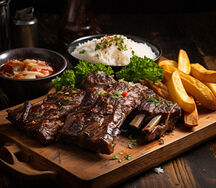 Spice Garlic Beef Ribs