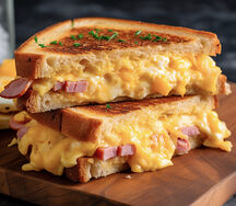 Grilled Ham and Egg Sandwich