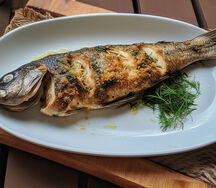 Stuffed fresh fish