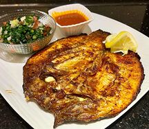 Fish with rice