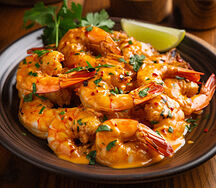 Creamy Peri Peri Prawns