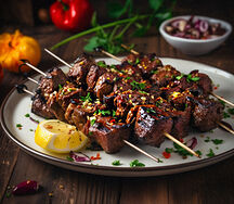 Mishkaki Beef Kebabs