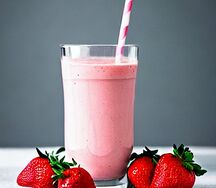 Strawberry milkshake