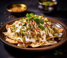 Papdi Chaat With Dahi Bhalla