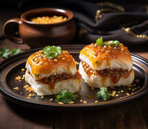 Pav (2 pcs) with Bhaji