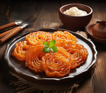 Jalebi With Rabri