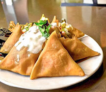 Samosa chaat