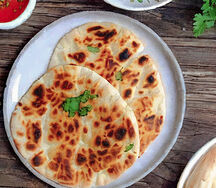 Chilly garlic naan