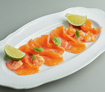 Prawns & smoked salmon