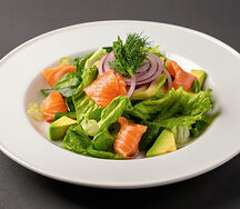 Salmon avo salad