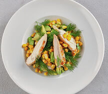 Chicken avo salad