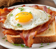 Bacon & Egg with Toast