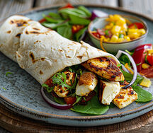 Chicken Haloumi Wrap