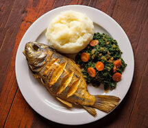 Nshima With Fish