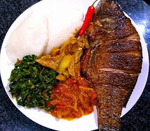 Bream Served with Nshima