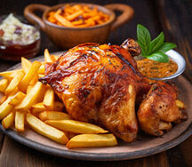 1/4 Chicken with Chips