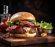 Bacon and Cheese Burger