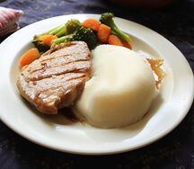 Pork with Nshima