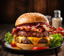 Bacon and Cheese Burger