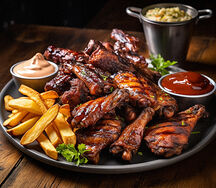 Rib and Wing Platter