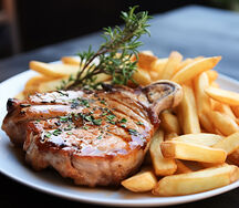 Pork with Chips