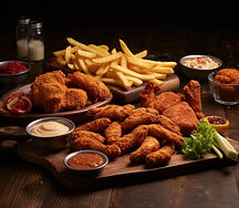 The Trio Blaze Platter