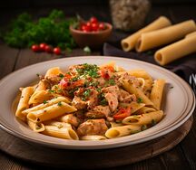 Pasta and Chicken Stew