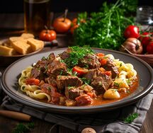 Pasta and Beef Stew
