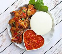 Nshima and Chicken