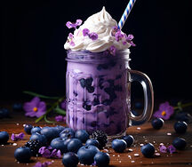 Blueberry Milkshake