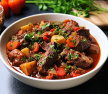 Pepperd beef
