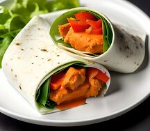Buffalo chicken wrap