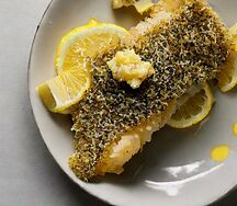 Crumbled fish fillet