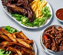 Wings & ribs platter