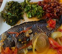 Boiled Fish with Nshima