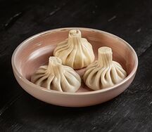 Хинкали со свининой и говядиной