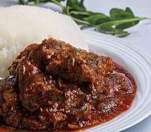Nshima & pork stew