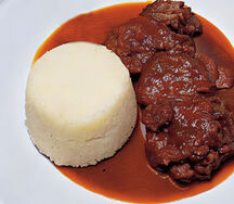Nshima & village chicken